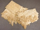 TWO CROCHETED BED SPREADSTwo C