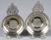 TWO CROWN HANDLE PEWTER PORRIN