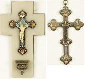 TWO CRUCIFIXS, 19THE CENTURYTw