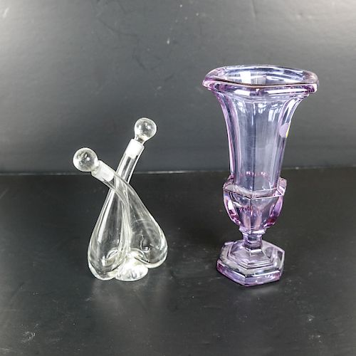TWO CRYSTAL ARTICLESClear crystal