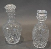 TWO CRYSTAL DECANTERSTwo Cryst