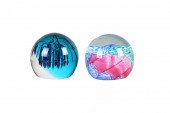 TWO CRYSTAL PAPERWEIGHTSeach s