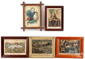 TWO CURRIER &AMP; IVES COLORED