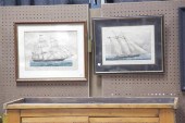 TWO CURRIER AND IVES PRINTS. B