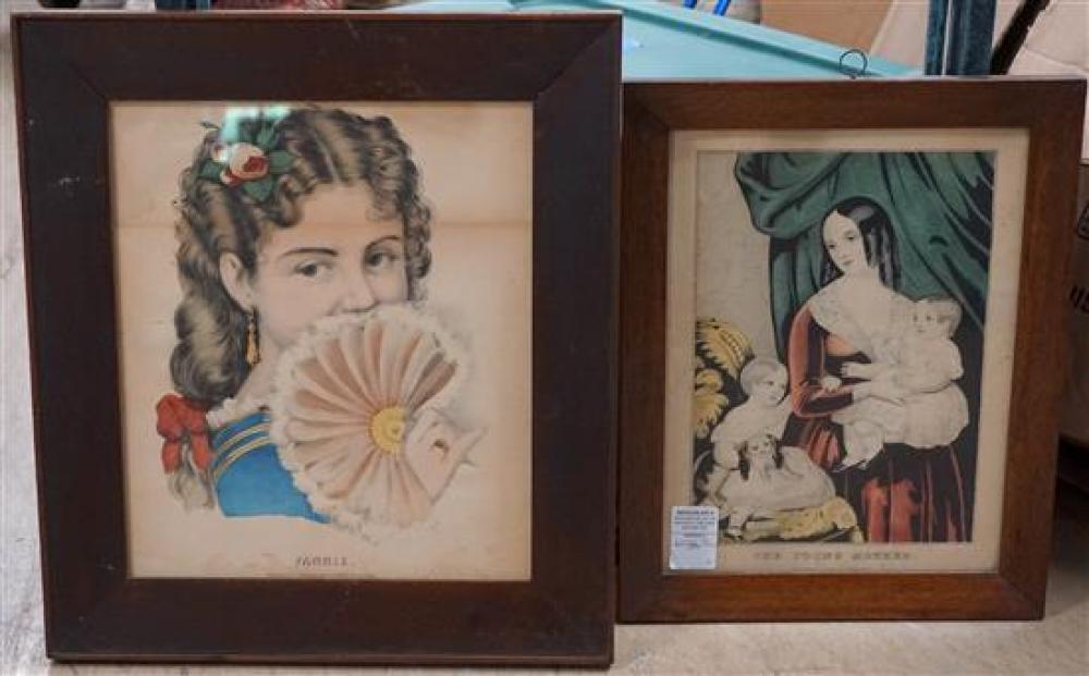 TWO CURRIER & IVES COLOR