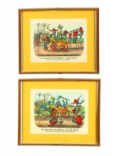 TWO CURRIER & IVES DARKTOWN PR