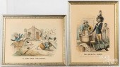 TWO CURRIER & IVES DARKTOWN LI