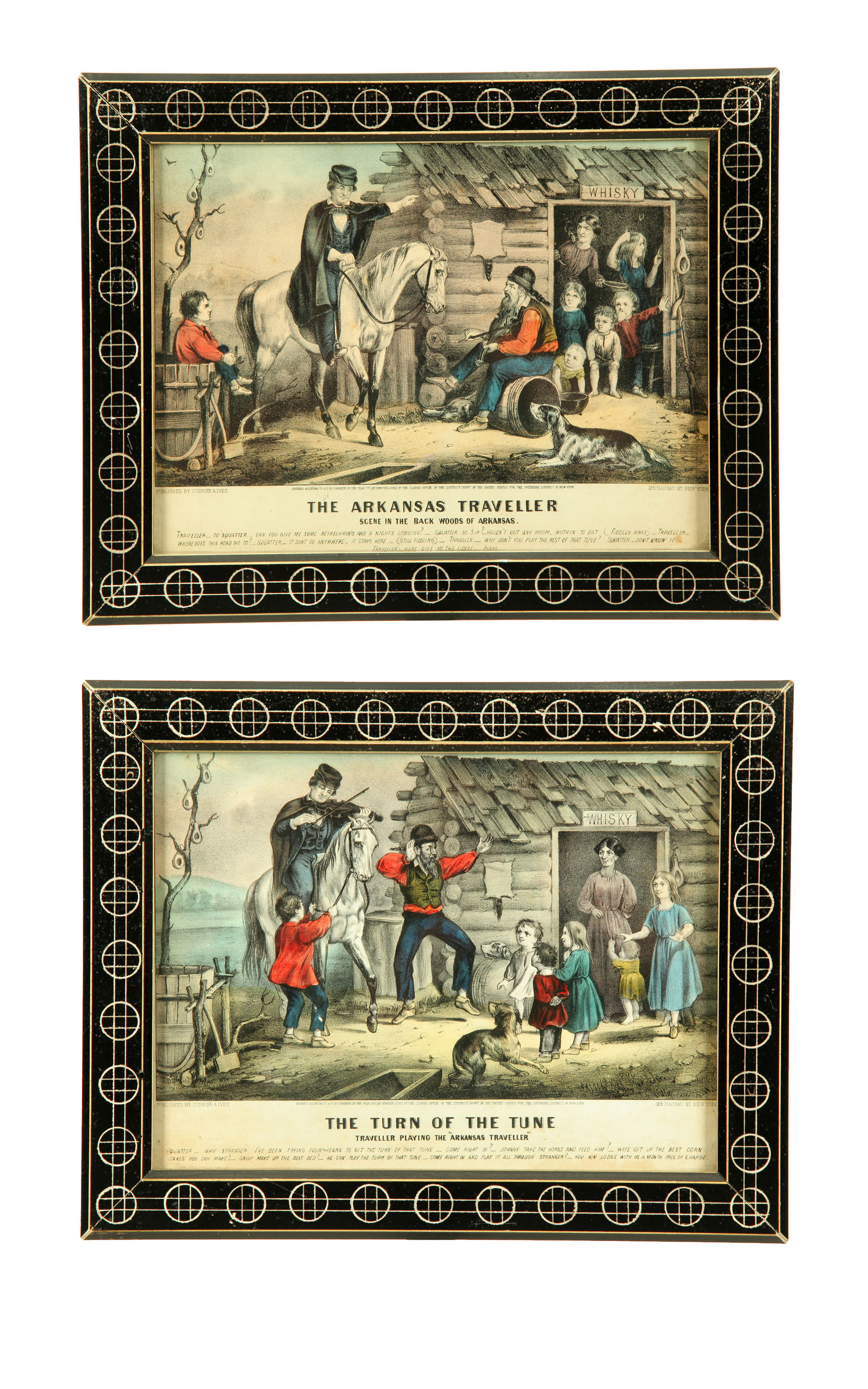 TWO CURRIER & IVES PRINTS. 