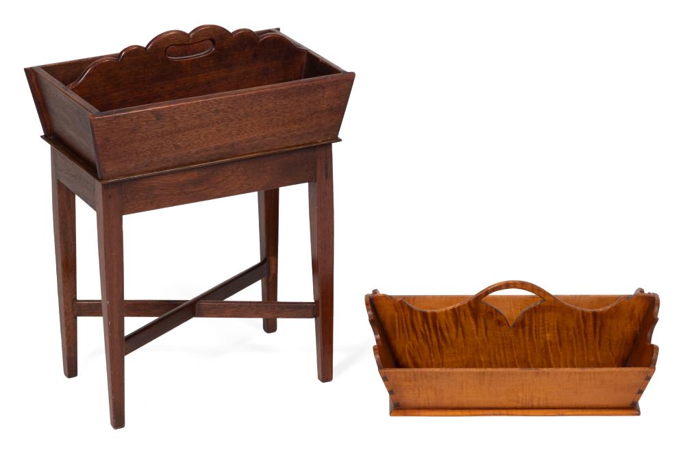 TWO CUTLERY TRAYS 19TH/20TH