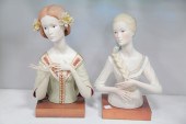 TWO CYBIS FIGURINES OF BEATRIC