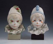 TWO CYBIS FUNNY FACE PORCELAIN