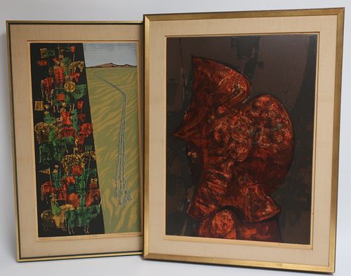 TWO DAN MEEKER COLOR PRINTSDan