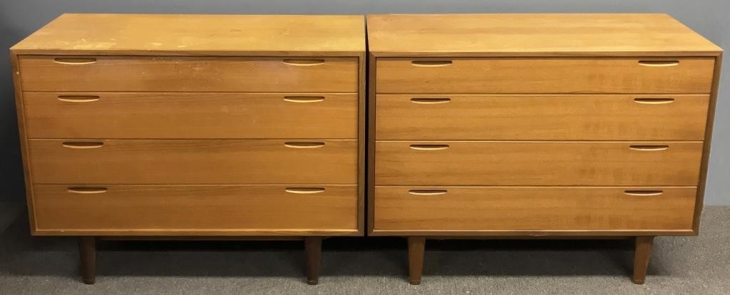 Two Danish mid-century modern