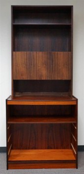 TWO DANISH MODERN ROSEWOOD VEN