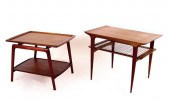 TWO DANISH MODERN TEAKWOOD SID