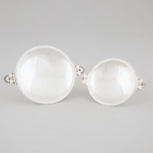 Two Danish Silver 'Cactus' Pat