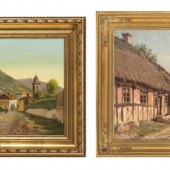 Two Danish Village Scenes
Emil