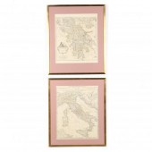 TWO D'ANVILLE MAPS OF CLASSICA