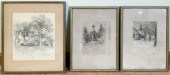 Two Dartmouth College etchings