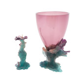 TWO DAUM FRANCE 'BACCHUS' FIGU