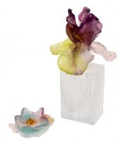 TWO DAUM NANCY PATE DE VERRE O