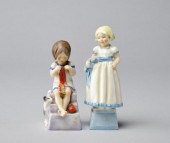 TWO DAYS OF THE WEEK FIGURINES