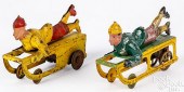 TWO DAYTON PRESSED STEEL BOY O