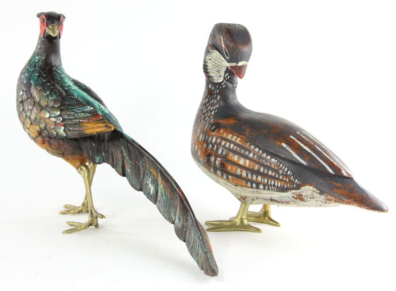 Two Decorative Birdsthe first a