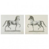 TWO DECORATIVE EQUESTRIAN STAT