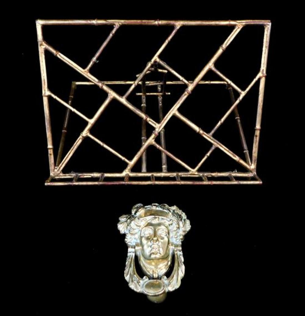 TWO DECORATIVE OBJECTS,