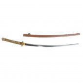 TWO DECORATIVE SAMURAI SWORDS