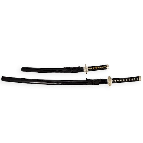 TWO DECORATIVE SAMURAI