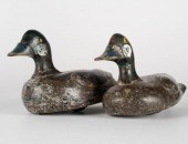 TWO DECOYS, QUEBEC, MID 20TH C