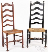TWO DELAWARE VALLEY LADDERBACK