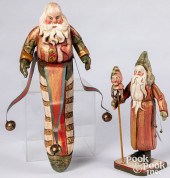 TWO DENISE CALLA CARVED AND PA