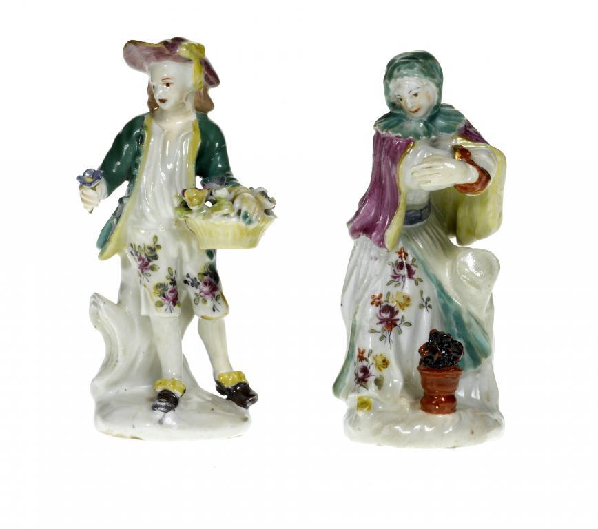 TWO DERBY FIGURES OF SPRING AND
