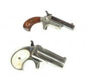 TWO DERINGERS.  Colt single ba