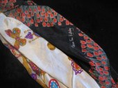Two designer scarves, DVF and