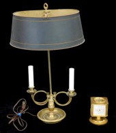 TWO DESK ACCESSORIES, A FRENCH