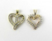 TWO DIAMOND AND YELLOW GOLD HE