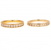 TWO DIAMOND HALF ETERNITY BAND