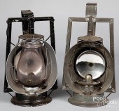 TWO DIETZ ACME INSPECTOR LAMPS