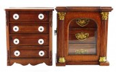 TWO DIMINUTIVE CHESTS, LATE 19