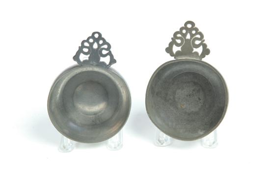 TWO DIMINUTIVE PORRINGERS. 