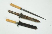 TWO DIRKS AND SHARPENING STEEL