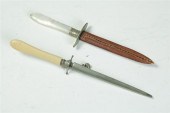 TWO DIRKS.  Late 19th century.