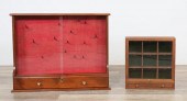 TWO DISPLAY CASESTwo collector