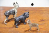 TWO DOG DOOR STOPS AND A BRIST