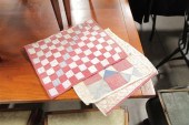 TWO DOLL QUILTS. American  19t