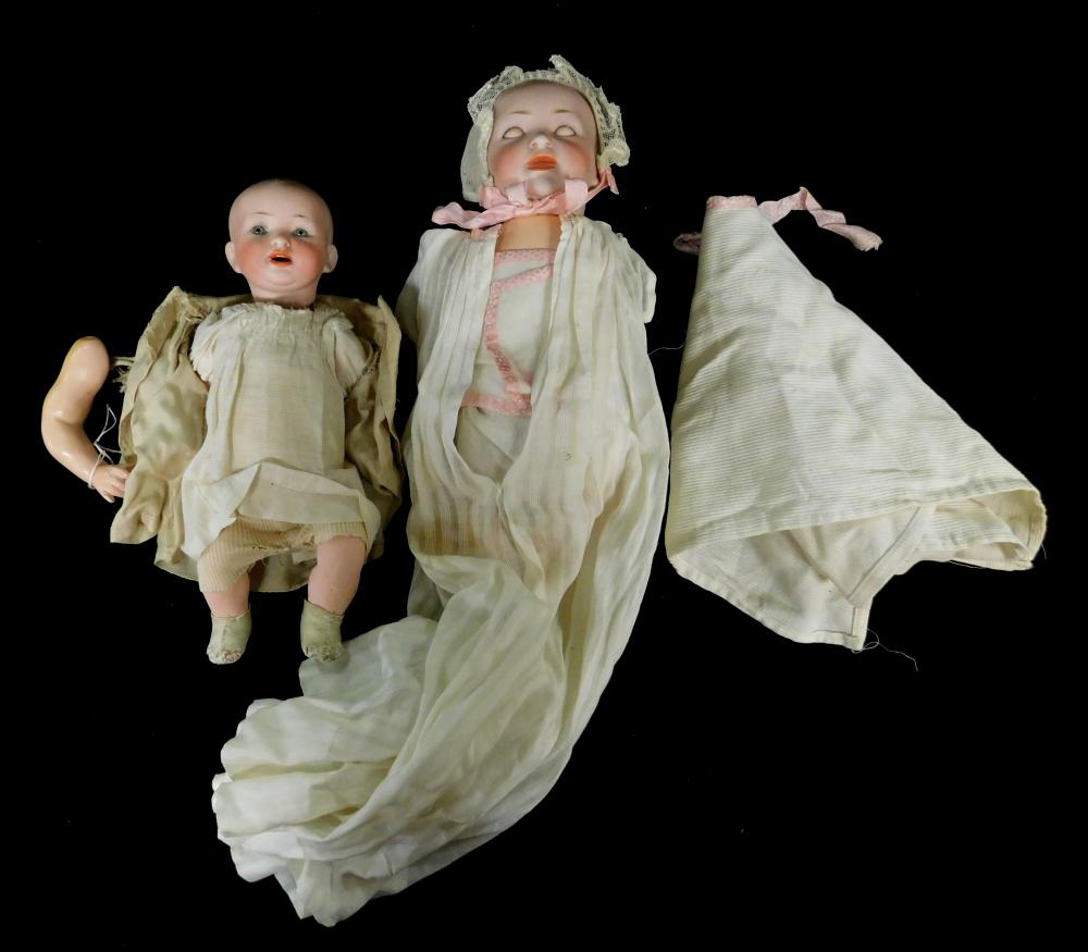 TWO DOLLS: 10" HERTEL SCHWAB #151